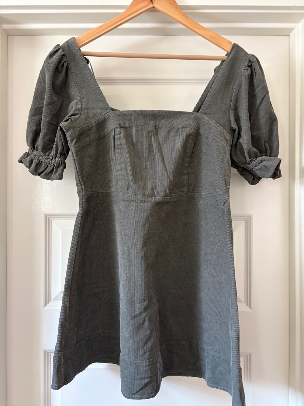 Rylee + Cru Corduroy A-line Mini Dress